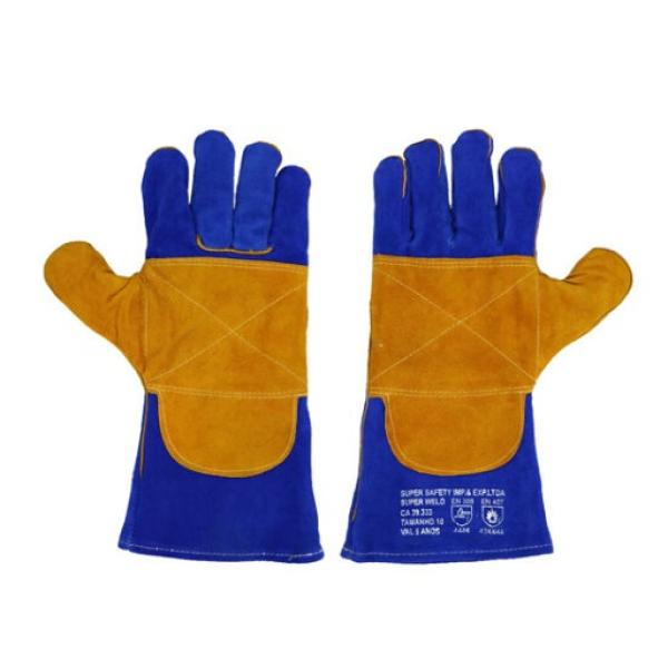 Luva De Solda Em Raspa Super Weld - SUPER SAFETY