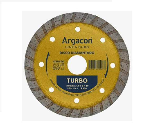 Disco Diamantado Turbo 110m Argacon