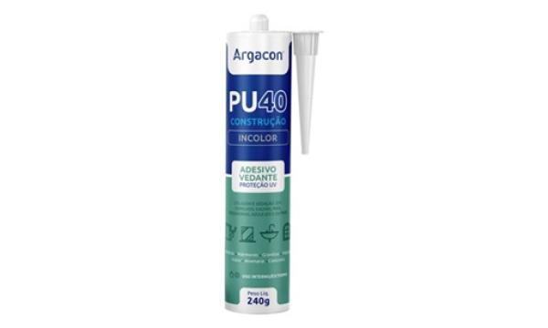 PU MS 40 Construção Incolor Tubo 240g Argacon