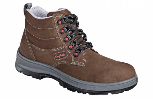 Botina em Couro Nobuck Conforto