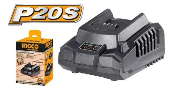 Carregador de Bateria 20v Bivolt 110-240v Linha P20S Ingco