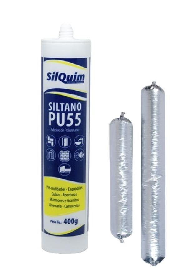 Siltano PU 55 Preto 400g Silquim