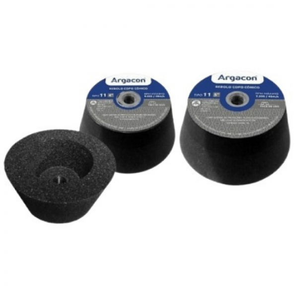 Rebolo Copo Cônico de Desbaste 