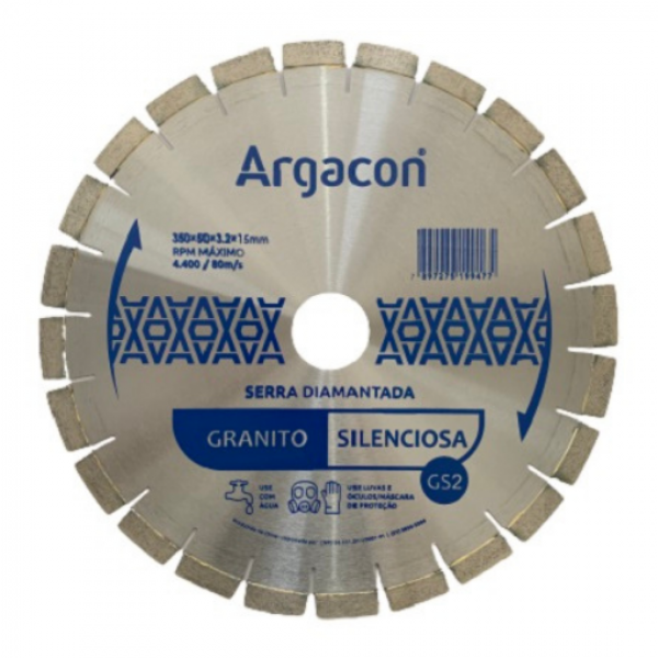 Serra Diamantada Silenciosa 350mm Premium