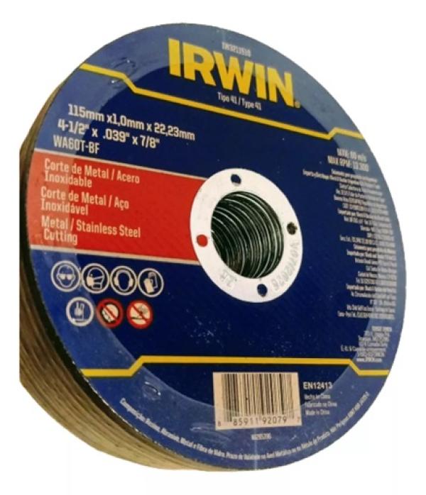 Disco de Corte Inox 115 - Irwin