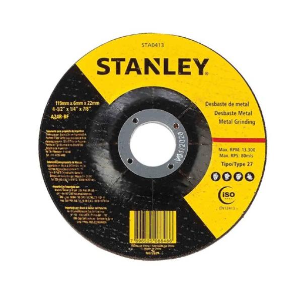 Disco de Desbaste Metal 4  - Stanley