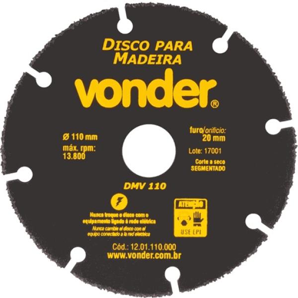 Disco P/ Madeira 110mm DMV110 - Vonder