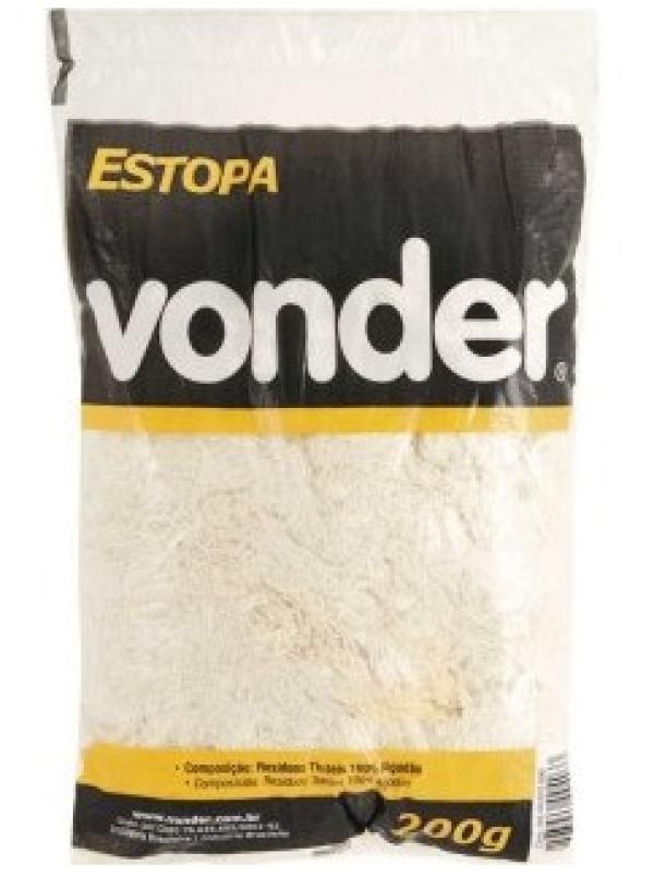 Estopa Branca Polimento C/ 200g