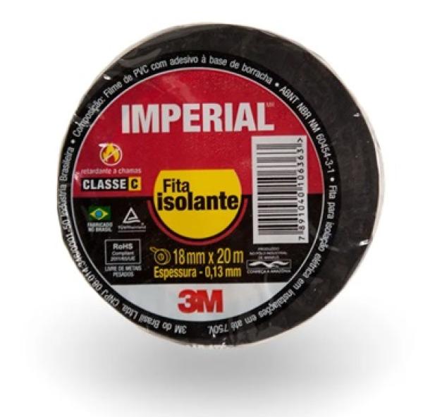Fita Isolante 3m 18mm X 20 m - Imperial