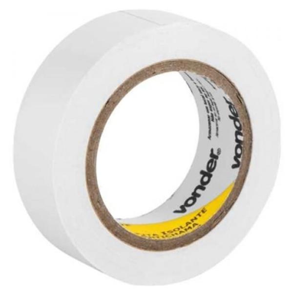 Fita Isolante Branca 19mm X 10m - Vonder 