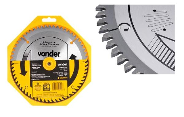 Lâmina Serra Circular Videa - Vonder