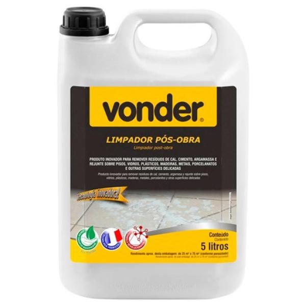 Limpador Pós Obra 5L - Vonder
