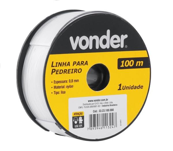 Linha P/ Pedreiro 0,80mm X 100m - Vonder
