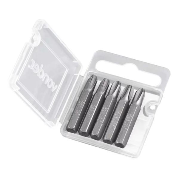 Ponta Bits Philips Encaixe 1/4 C/ 5PC - Vonder