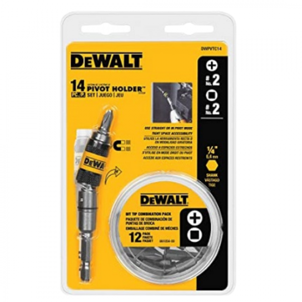 Adaptador Angular P/ Parafusadeira com 14pçs - DWPVTC14