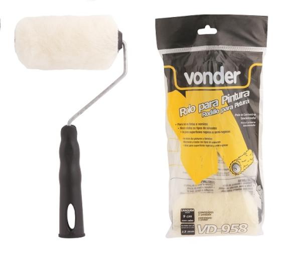 Rolo P/ Pintura Lã de Carneiro - Vonder