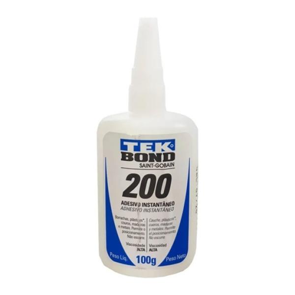 Adesivo Instantâneo 200 Gel 100G - Tekbond